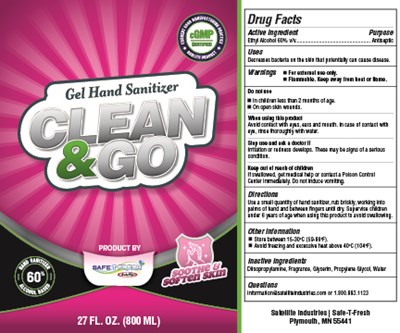 Pouch Label (Gel Sanitizer Label 800 mL)